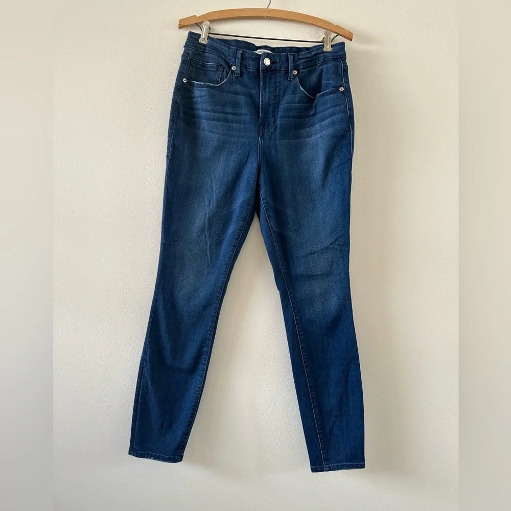 GOOD AMERICAN, Good Legs High Rise Skinny Jeans, Blue 778, Size 12/31